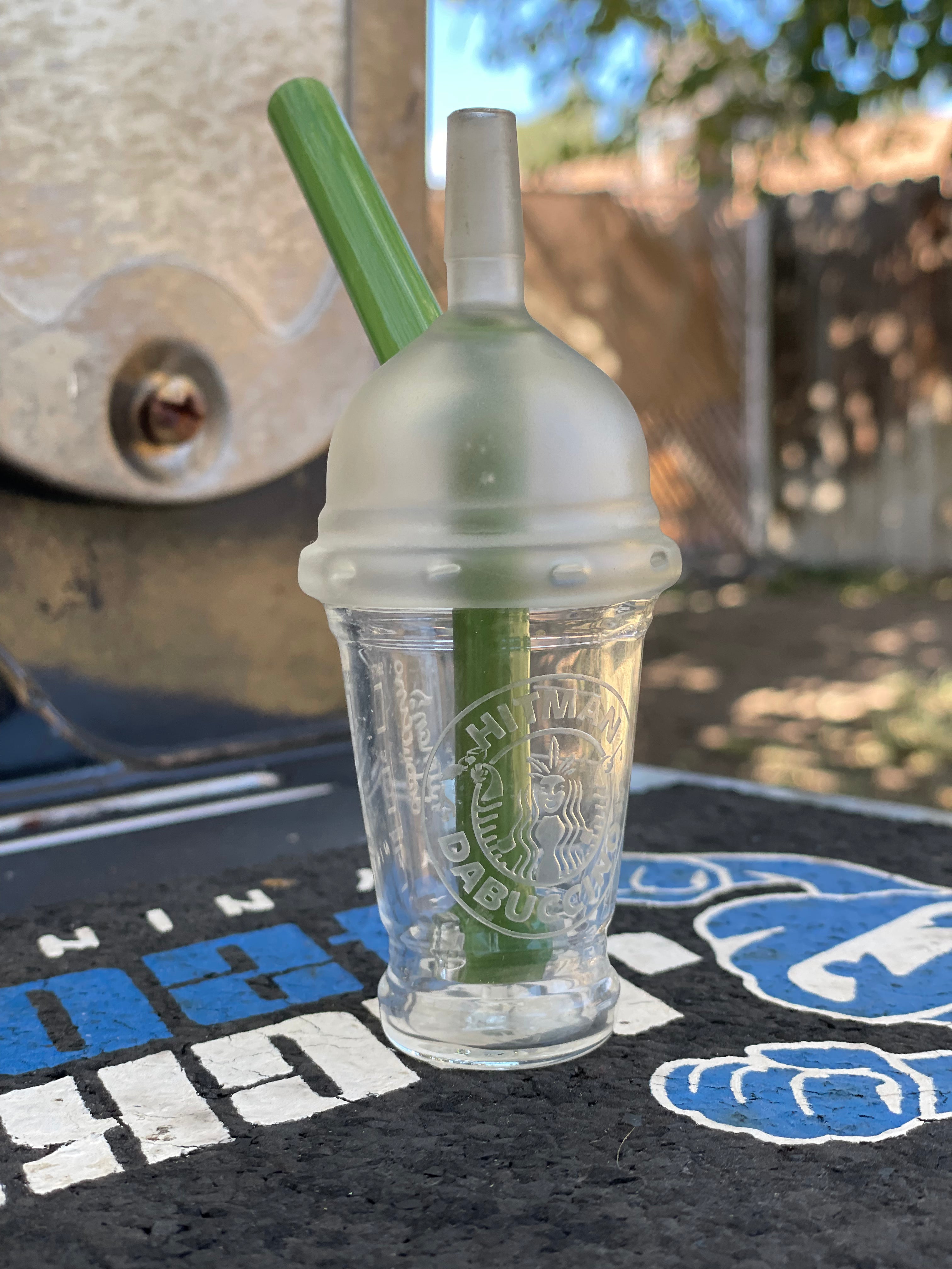 Hitman Glass - Original Dabuccino Mini Cup Rig #340 of 500 – We On LLC